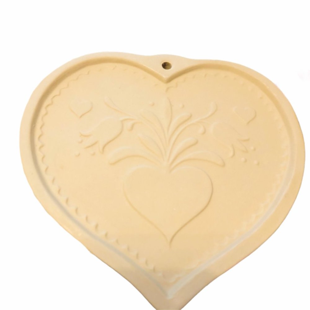 Vintage 1986 Brown Bag Cookie Heart-Shaped Shortbread/Cookie Mold With Box